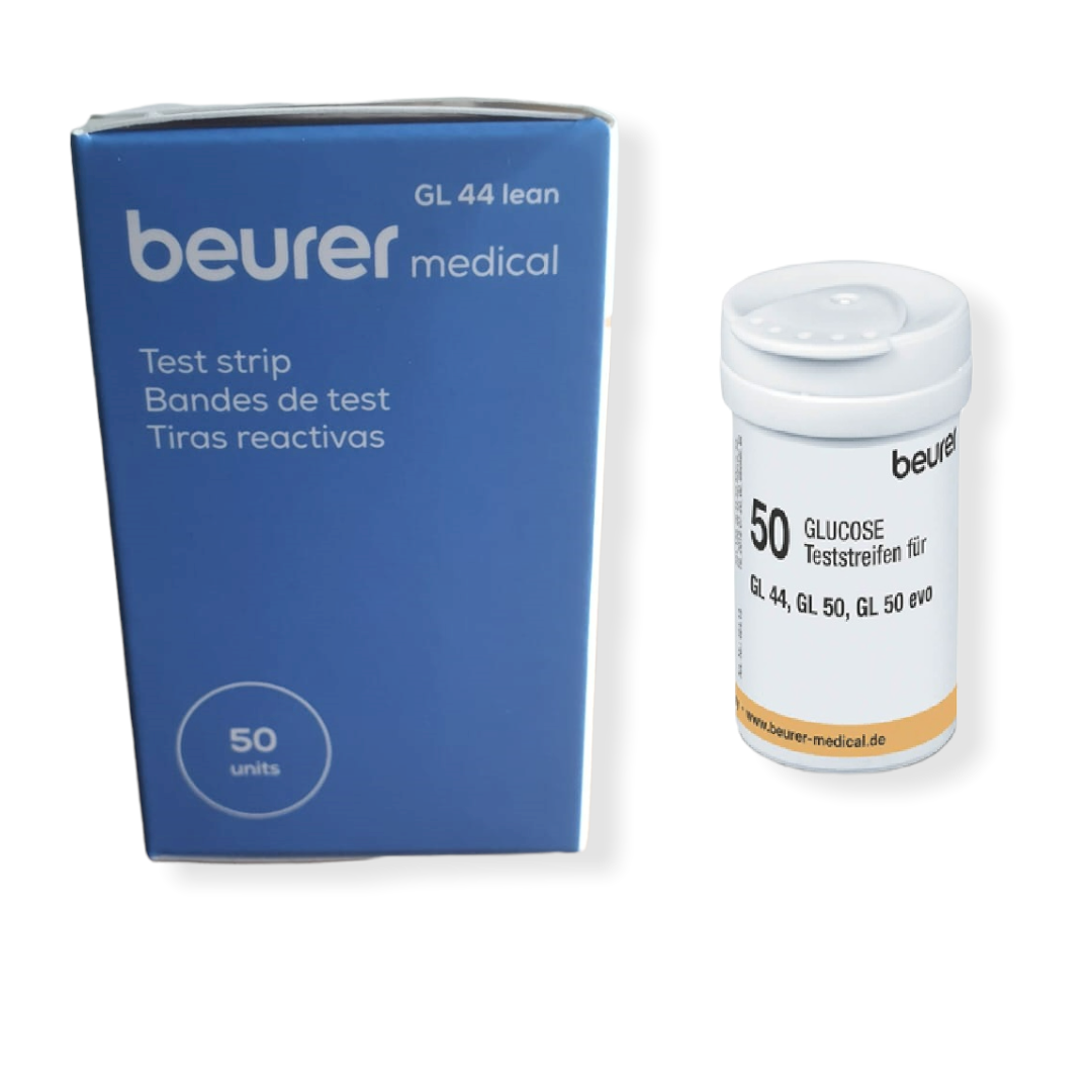 Tiras reactivas para glucometro Beurer C/50